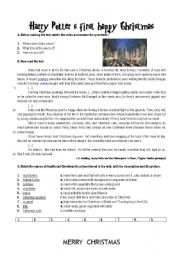 English Worksheet: Xmas