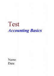 Accounting BAsics (TEST)