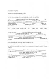 English Worksheet: Present Progressive