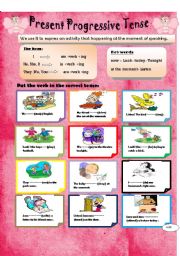 Present Progressive Tense