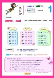 English Worksheet: Future simple with (will)