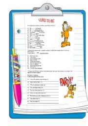 English Worksheet: Verb to be