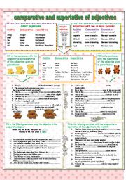 Comparative and superlative of adjectives