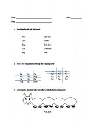 English Worksheet: Tic Tac Toe