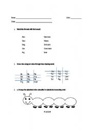 English Worksheet: Tic Tac Toe