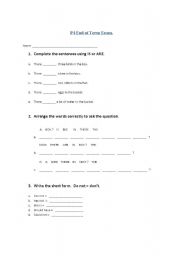 English worksheet: P4 end of term exam.