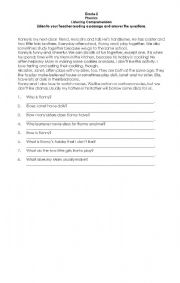 English worksheet: Hobby