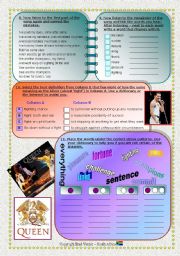 English Worksheet: Song: Present Perfect Simple - We Are The Champions Part 3 of 3