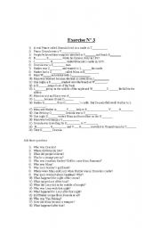 English worksheet: Past Simple Structure