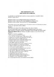 English Worksheet: infinitives