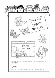 English Worksheet: My first English Portfolio