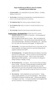 English Worksheet: Making a Sales Presentation