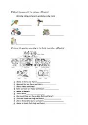 English Worksheet: 6th grade quiz paper