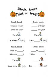 English Worksheet: Halloween song 