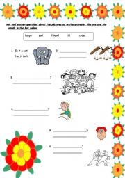 English worksheet: to be