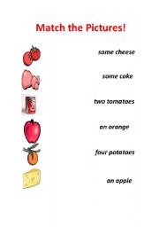 English Worksheet: Countable and uncountable