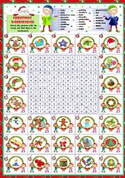 CHRISTMAS WORDSEARCH