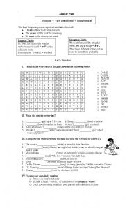 English Worksheet: Simple Past