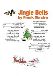 Frank Sinatra - Jingle Bells 🎄(Lyrics) 