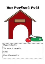 English worksheet: Perfect Pet