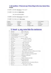 English Worksheet: Some - Any