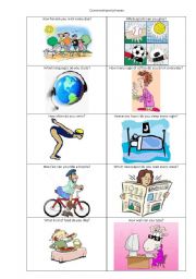 English worksheet: Conversational Patterns - Question words