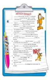 Mixed tenses