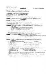 English Worksheet: practice worksheet