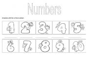 English Worksheet: Numbers