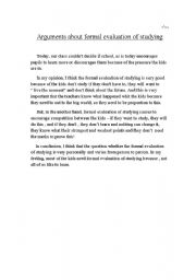 English Worksheet: study modes