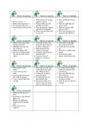 English Worksheet: Cards board game 5/5