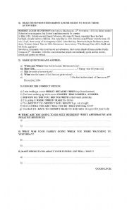 English Worksheet: MIX ACTIVITIES 