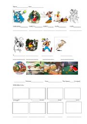 English worksheet: worksheet about sport 