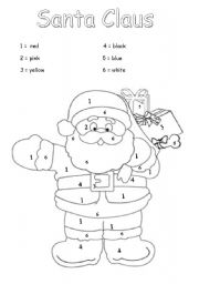 English Worksheet: Santa Claus