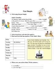 English Worksheet: Past Simple