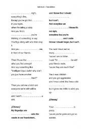 English worksheet: Kate Nash- Foundations