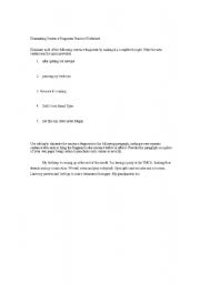 English Worksheet: Sentence or Fragment