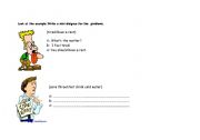 English worksheet: Heath Problems and Giving Advice