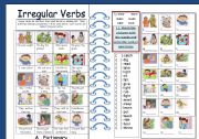 English Worksheet: Irregular verbs