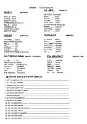 English Worksheet: like and dislike