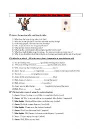 English Worksheet: Short film: Dinner for one ( New year activity)