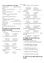 English Worksheet: Phrasal verbs