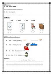 English Worksheet: Quiz