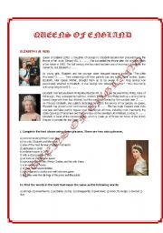 English Worksheet: Elizabeth II