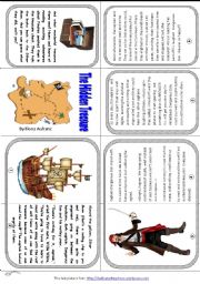 English Worksheet: The Hidden Treasure