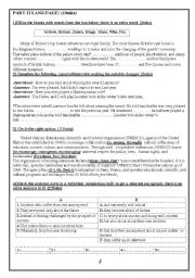 English Worksheet: endterm1/4th form tunisian pupils (about e-learning)