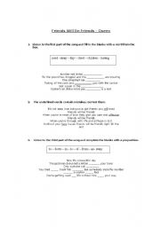 English Worksheet: Song: Friends will be friends by Queen