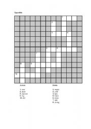 English Worksheet: activity puzzles