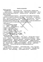English Worksheet: exercises on the articles