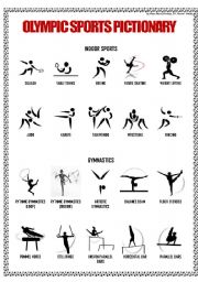 English Worksheet: OLYMPIC GAMES - 2 pages!
